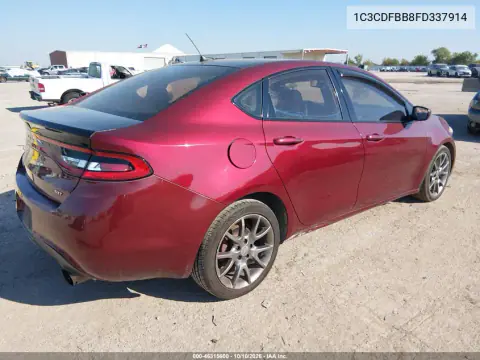 2015 Dodge Dart Sxt VIN 1C3CDFBB8FD337914 фото 5