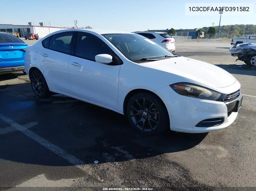 2015 Dodge Dart Se VIN 1C3CDFAA3FD391582 фото 2