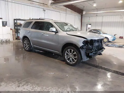 1C4RDJEG5JC414866 — 2018 Dodge Durango Citadel Anodized Platinum AWD, Передняя часть (Front End), фото до ремонта