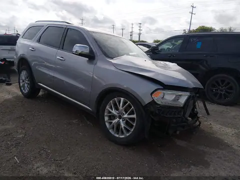 1C4SDJET9EC438592 — 2014 Dodge Durango Citadel, Передняя часть слева (Left Front), фото до ремонта