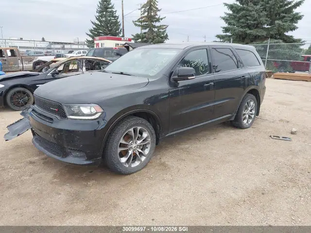 1C4RDJDG5KC676325 — 2019 Dodge Durango GT, фото 2 с аукциона IAAI 14.10.2026, Передняя часть справа