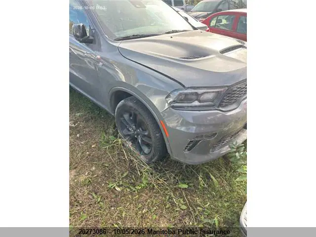 1C4RDJDG7MC607770 — 2021 Dodge Durango GT, Передняя часть (Front), фото до ремонта