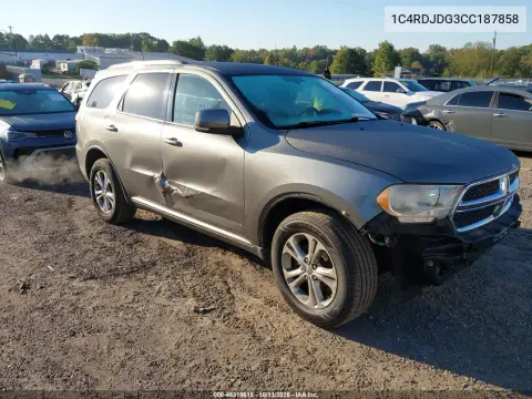 1C4RDJDG3CC187858 — 2012 Dodge Durango, Левая сторона, фото до ремонта