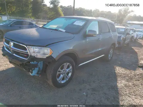 2012 Dodge Durango Crew VIN 1C4RDJDG3CC187858 фото 3