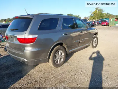 2012 Dodge Durango Crew VIN 1C4RDJDG3CC187858 фото 5