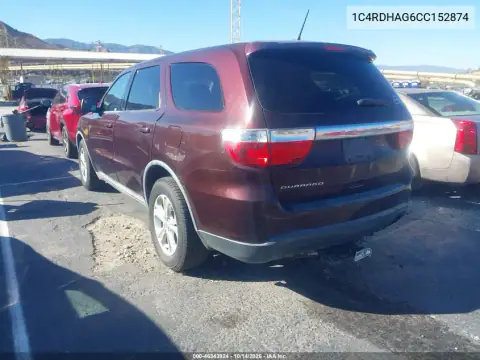 1C4RDHAG6CC152874 — 2012 Dodge Durango, фото 4 с аукциона IAAI, Естественный износ