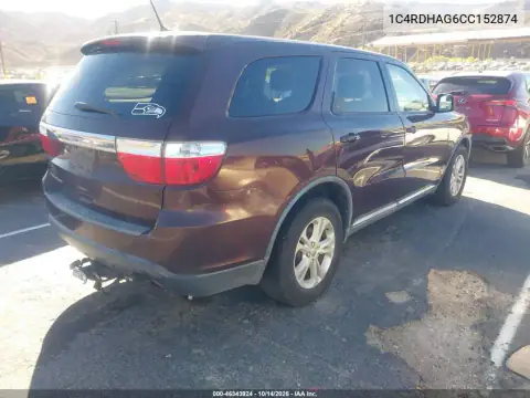 1C4RDHAG6CC152874 — 2012 Dodge Durango, фото 5 с аукциона IAAI, Естественный износ