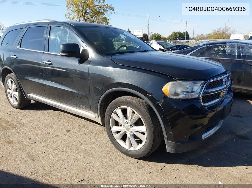 2013 Dodge Durango Crew VIN 1C4RDJDG4DC669336 фото 2