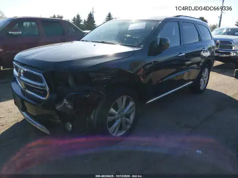2013 Dodge Durango Crew VIN 1C4RDJDG4DC669336 фото 3