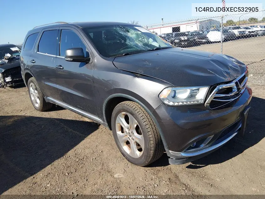 2014 Dodge Durango Limited VIN 1C4RDJDGXEC532905 фото 2