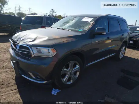 2014 Dodge Durango Limited VIN 1C4RDJDGXEC532905 фото 3