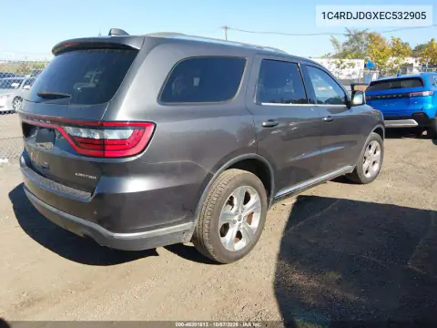 2014 Dodge Durango Limited VIN 1C4RDJDGXEC532905 фото 5