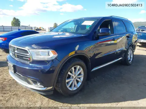 2014 Dodge Durango Sxt VIN 1C4RDJAG9EC502413 фото 2