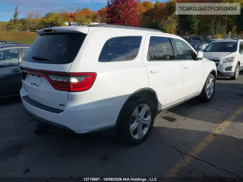2015 Dodge Durango Sxt VIN 1C4RDJAG7FC850454 фото 5