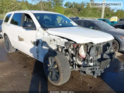 1C4SDHCT3HC936612 — 2017 Dodge Durango, Правая сторона, фото до ремонта