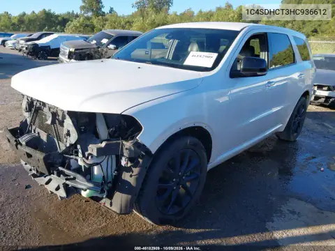 2017 Dodge Durango R/T Rwd VIN 1C4SDHCT3HC936612 фото 2