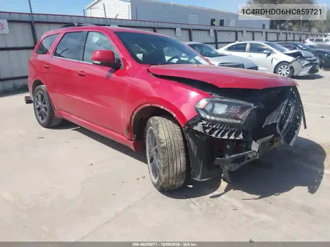 1C4RDHDG6HC859721 — 2017 Dodge Durango, Левая сторона, фото до ремонта