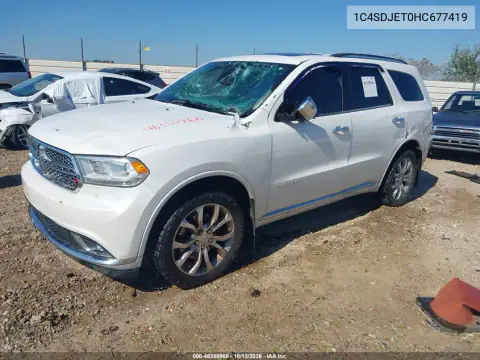 1C4SDJET0HC677419 — 2017 Dodge Durango, фото 3 с аукциона IAAI, Повреждения со всех сторон