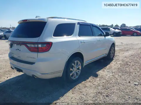 1C4SDJET0HC677419 — 2017 Dodge Durango, фото 5 с аукциона IAAI, Повреждения со всех сторон