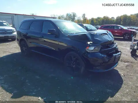 1C4SDJCT7JC439558 — 2018 Dodge Durango, Передняя часть, фото до ремонта