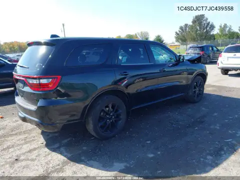 1C4SDJCT7JC439558 — 2018 Dodge Durango, фото 5 с аукциона IAAI, Передняя часть