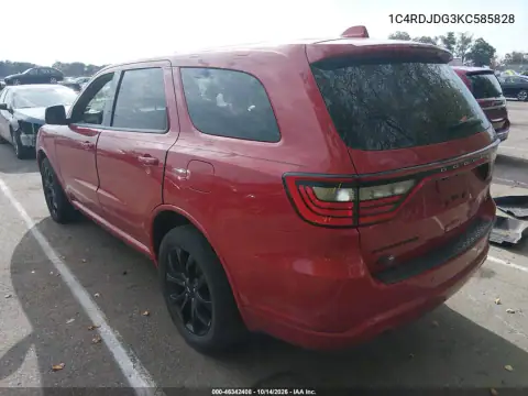 1C4RDJDG3KC585828 — 2019 Dodge Durango, фото 4 с аукциона IAAI, Передняя часть