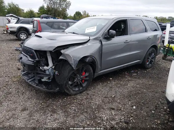 1C4SDJLT9MC883965 — 2021 Dodge Durango, фото 2 с аукциона IAAI, Передняя часть слева