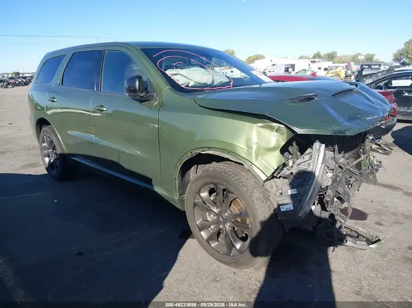 1C4RDJDG6MC837302 — 2021 Dodge Durango, Передняя часть (Front End), фото до ремонта