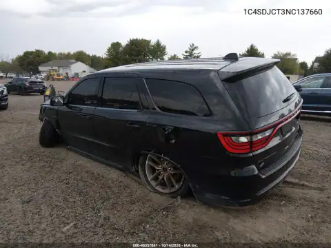 1C4SDJCT3NC137660 — 2022 Dodge Durango, фото 4 с аукциона IAAI, Передняя часть