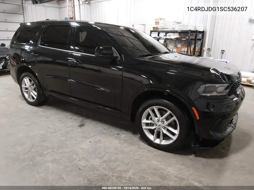 1C4RDJDG1SC536207 — 2025 Dodge Durango, фото 2 с аукциона IAAI, Правый бок