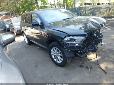 1C4RDHDG8TC267892 — 2026 Dodge Durango, Передняя часть, фото до ремонта