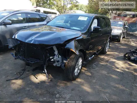 2026 Dodge Durango Gt Rwd VIN 1C4RDHDG8TC267892 фото 2