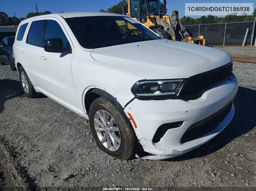 2026 Dodge Durango Gt Rwd VIN 1C4RDHDG6TC186938 фото 2