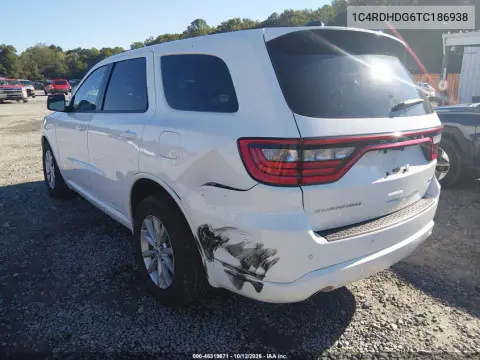 1C4RDHDG6TC186938 — 2026 Dodge Durango, Передняя часть, фото до ремонта
