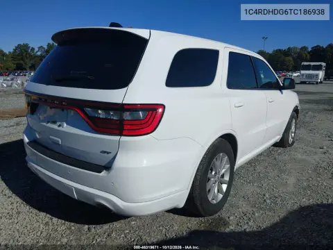2026 Dodge Durango Gt Rwd VIN 1C4RDHDG6TC186938 фото 5