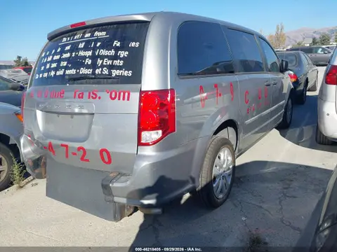 2014 Dodge Grand Caravan American Value Pkg VIN 2C4RDGBG0ER161363 фото 4