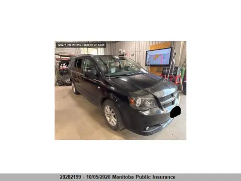 2C4RDGBG4ER315573 — 2014 Dodge Grand Caravan Anniversary Edtn, Град (Hail), фото до ремонта