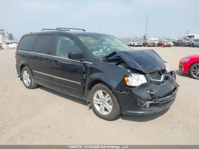 2C4RDGDG8GR234205 — 2016 Dodge Grand Caravan Crew, Передняя часть (Front), фото до ремонта