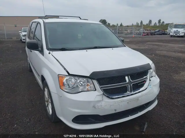 2C4RDGBG8HR593817 — 2017 Dodge Grand Caravan Cvp/SXT, Передняя часть (Front), фото до ремонта