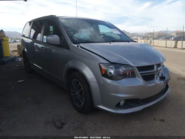 2C4RDGEG0JR282822 — 2018 Dodge Grand Caravan GT, Передняя часть слева (Left Front), фото до ремонта