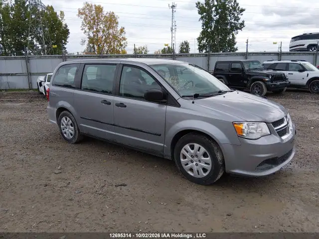 2C4RDGBG9FR507363 — 2015 Dodge Grand Caravan SE/SXT, Передняя часть (Front), фото до ремонта