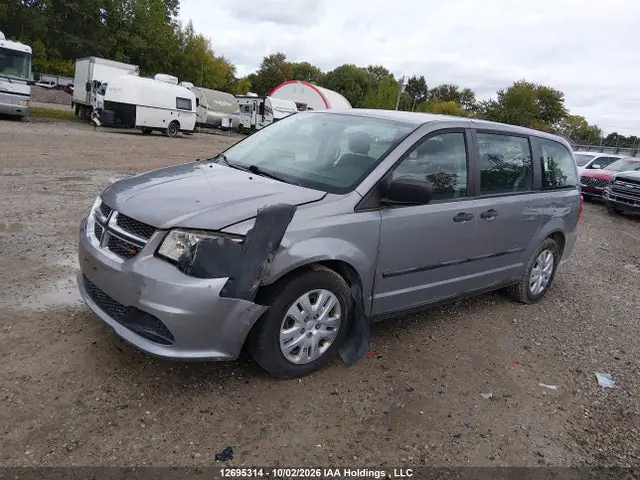 2C4RDGBG9FR507363 — 2015 Dodge Grand Caravan SE/SXT, фото 2 с аукциона IAAI 14.10.2026, Передняя часть