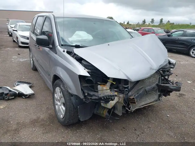 2C4RDGBG1FR500987 — 2015 Dodge Grand Caravan SE/SXT, Передняя часть (Front), фото до ремонта