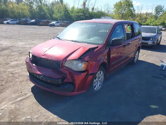 2014 Dodge Grand Caravan Se VIN 2C4RDGBG2ER186264 фото 2