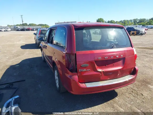 2014 Dodge Grand Caravan Se VIN 2C4RDGBG2ER186264 фото 3