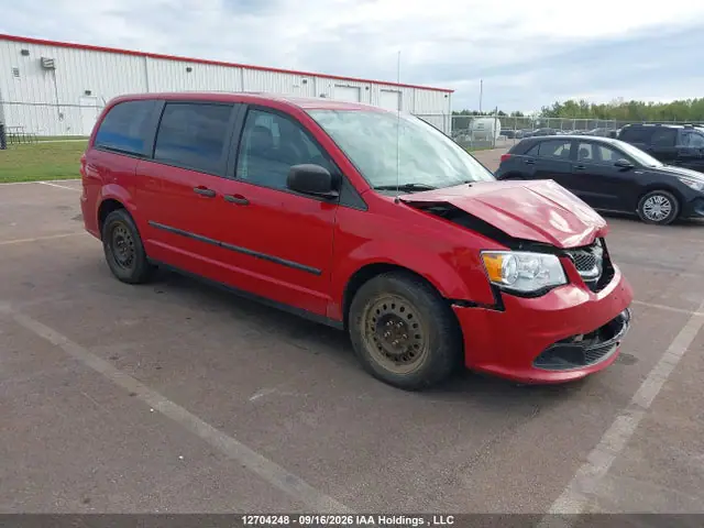 2C4RDGBGXER282868 — 2014 Dodge Grand Caravan SE, Передняя часть (Front), фото до ремонта
