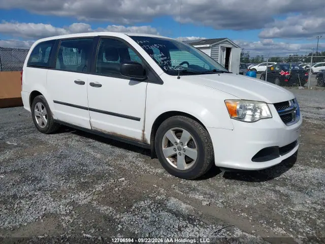2C4RDGBG9ER345782 — 2014 Dodge Grand Caravan SE, Задняя часть (Rear), фото до ремонта