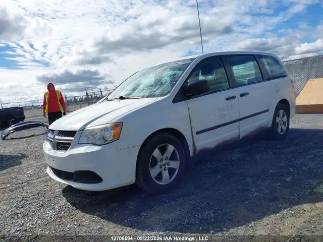 2C4RDGBG9ER345782 — 2014 Dodge Grand Caravan SE, фото 2 с аукциона IAAI 29.09.2026, Задняя часть