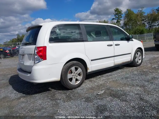 2C4RDGBG9ER345782 — 2014 Dodge Grand Caravan SE, фото 4 с аукциона IAAI 29.09.2026, Задняя часть
