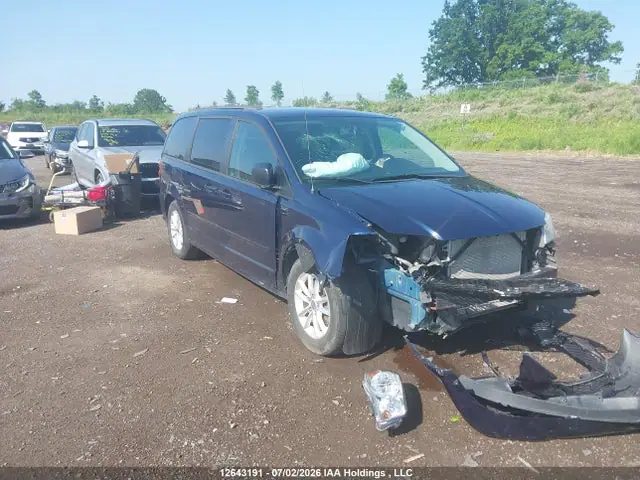 2C4RDGBG2HR718729 — 2017 Dodge Grand Caravan SE, Передняя часть (Front), фото до ремонта